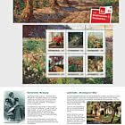 Paisajes y Fores - Olga Wisinger-Florian - Libro de Postales