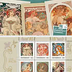 Alfons Mucha Postcard Booklet