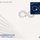 Postage Stamp dedicated to the Tragedy that Occurred during Azerbaijan Airlines Flight J2-8243 from Baku to Grozny