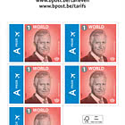 PRIOR WORLD Stamp - Royal image H.M. King Philippe – Selfadhesive