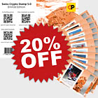 20% OFF Swiss Crypto Stamp 5.0 CHF 8.50+40.50, Bronze Edition - SUMMER LIMITED OFFER