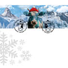 Look Invernale Timbro Crittografico Svizzero CHLI Blu