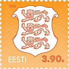 Definitive Stamp - Coat of Arms €3.90
