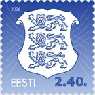 Definitive Stamp - Coat of Arms €2.40