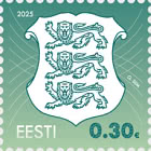 Definitive Stamp - Coat of Arms €0.30 Reprint