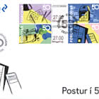 Etichette di Affrancatura - 50 Anni di Servizio Postale delle Isole Faroe