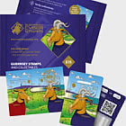 Royal Golden Guernsey Billy Goat Cyberstamp