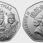 Christmas 1988 50p Coin