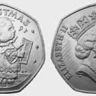 Christmas 1989 50p Coin
