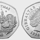 Christmas 1998 50p Coin