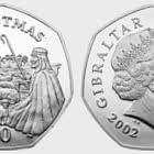 Christmas 2002 50p Coin