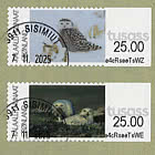 Этикетки франкировки – Белые совы в Гренландии