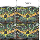 Total Solar Eclipse Over Eastern Greenland - A Celestial Moment on Stamps - Upper Marginal
