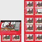 PRE-ORDER Crank Up Christmas - Self-Adhesive Booklet - IOM Rate (Red)