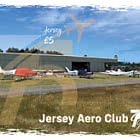 PRE-ORDER Jersey Aero Club 75 Years - Miniature Sheet CTO