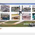 PRE-ORDER Jersey Aero Club 75 Years - FDC Souvenir Sheetlet