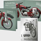 银质邮票 - 荷兰摩托车品牌 - Sparta 1950