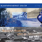 Blaafarvevaerket 250th Anniversary - Golden FDC M/S
