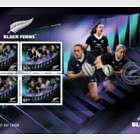 PRE-ORDER Black Ferns Miniature Sheet First Day Cover
