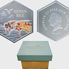 Pièce de Monnaie Queen Bee 1 Oz en Argent Pur (épreuve)