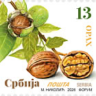 Definitive Stamp - Walnut