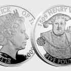 JERSEY - Henry VIII £5 Coin