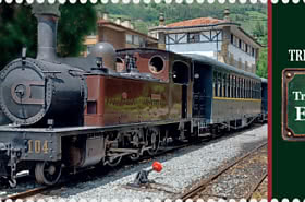 Historische Züge - Euskotren Dampfzug