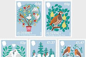 PRE-ORDER Alderney Twelve Days of Christmas