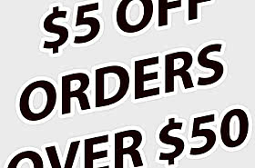 СКИДКА 5$ НА ЗАКАЗЫ НА СУММУ СВЫШЕ 50$ - BLACK FRIDAY OFFER