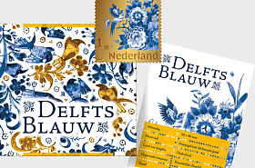Gold Stamp - Delft Blue