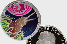 2026 Kiwi 1oz Silbermünze Proof