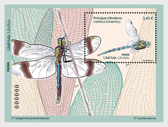 2025 Fauna - Dragonfly. lula - Miniature Sheet