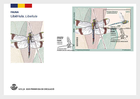 2025 Tierwelt - Libelle - Ersttagbriefe