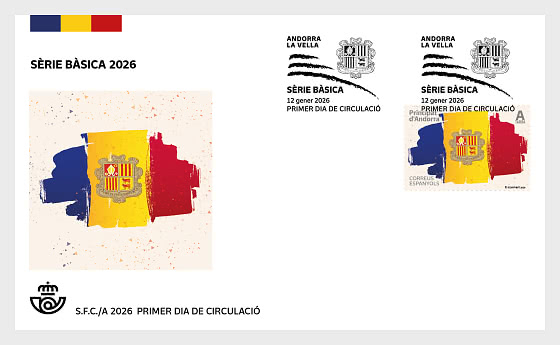 2026 Basic Series - Flag and Coat of Arms - First Day Cover