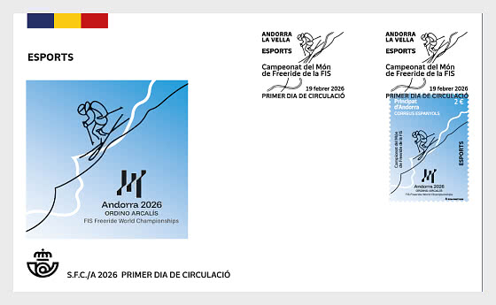 2026 FIS Freeride World Cup - First Day Cover