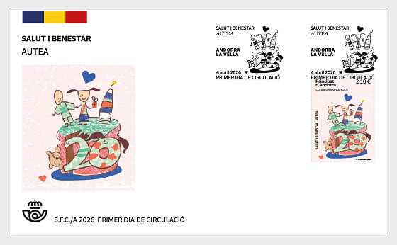 2026 Здоровье и благополучие, Autea - Конверт первого дня