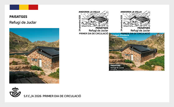 2026 Landscapes – Juclar Refuge - First Day Cover