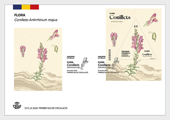2026 Antirrhinum Majus-Conillets - Sobre de Primer Dia