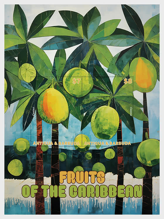 2023 Fruits of the Caribbean - Miniature Sheet
