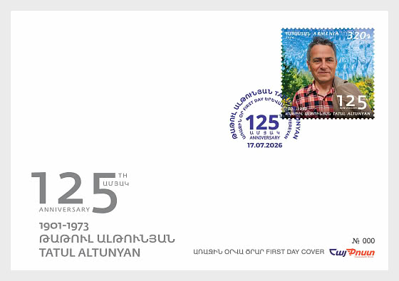 2026 125° Anniversario di Tatul Altunyan - FDC
