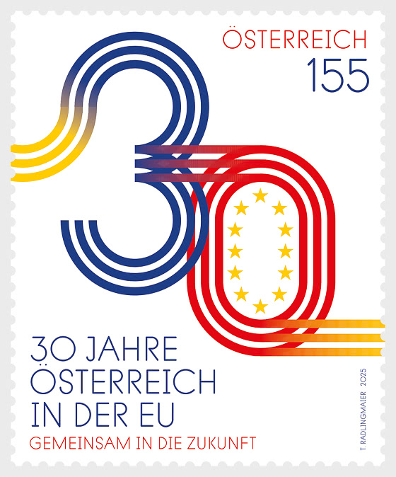 2025 30 Anni di Adesione dell'Austria all'UE - Serie