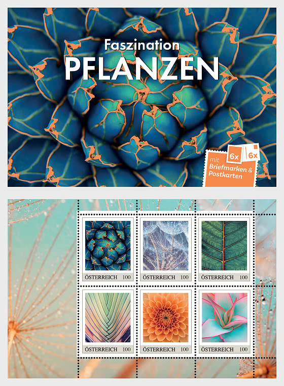 2026 Postcard Booklet - The Fascination of Plants - Collectibles