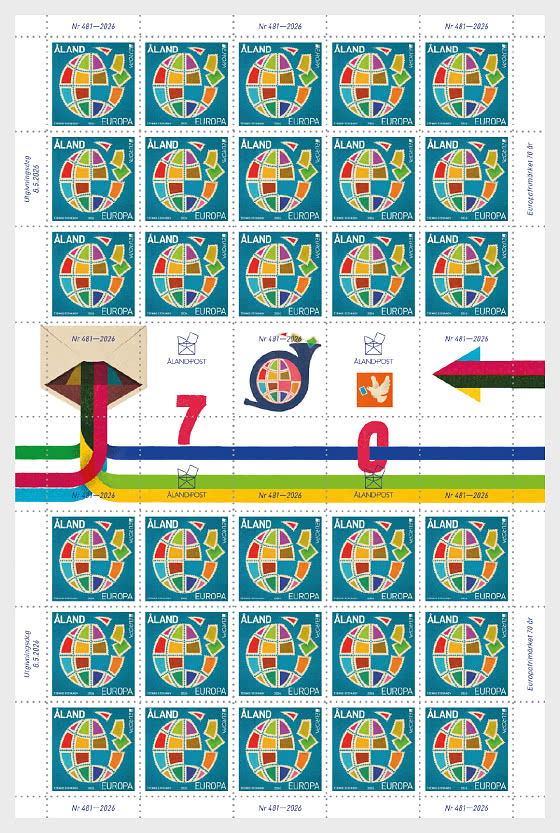 2026 EUROPA - 70 Years of Europa Stamps - II - Full sheets