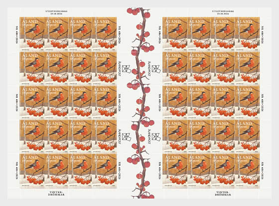 2026 PRE-ORDER Winter Dreams - Bullfinch - Full sheets