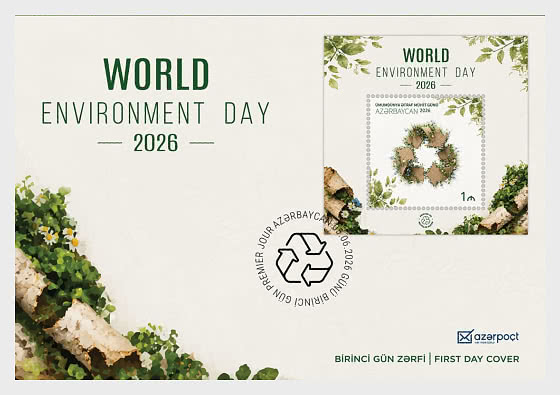 2026 Día Mundial del Medio Ambiente - Sobre de Primer Dia