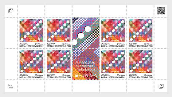2026 EUROPA - El 70º Aniversario de los Sellos EUROPA - Mini Hojas