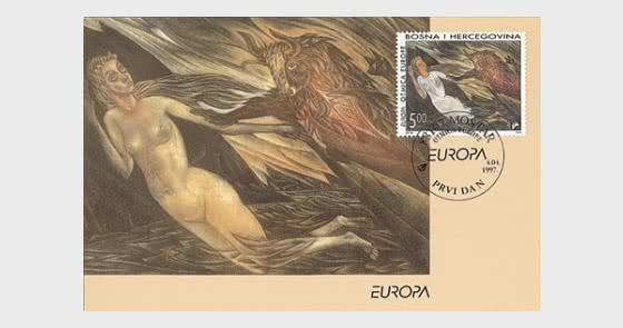 1997 Europa - 极限明信片
