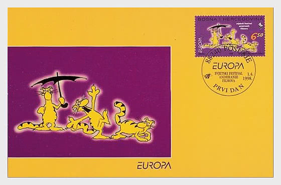 1998 Europa - Maxi Cat - Maximumkarten