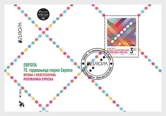 2026 EUROPA - 70th Anniversary of the Europe Stamp - First Day Cover