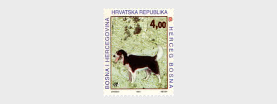 1994 Flora y Fauna - Herzegovina bellflower y Tornjak dog - Series